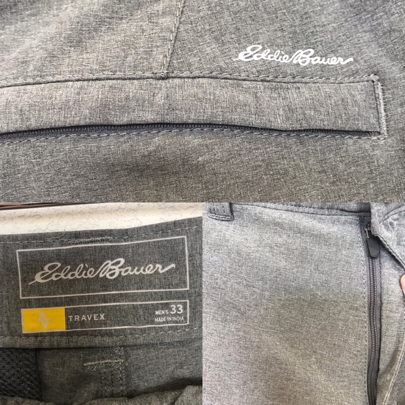 Eddie Bauer travex Amphib flexion Gray Shorts - Picture 8 of 8
